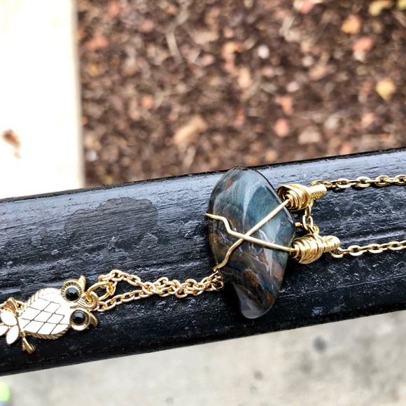 🎉HP🎉 Blue Tiger's Eye Handmade Necklace! - Picture 3 of 8